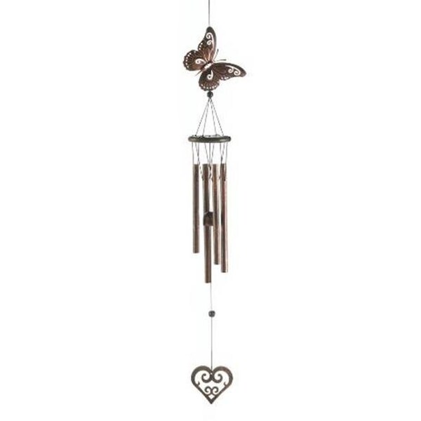 Grillgear Butterfly & Heart Wind Chime GR900538 - main